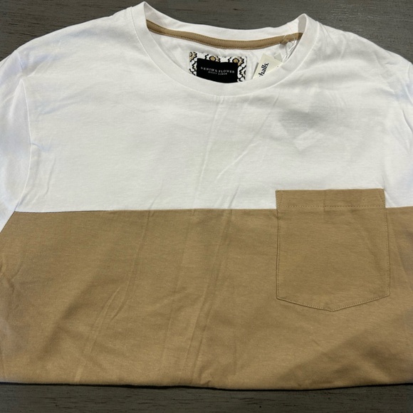 Mens Denim&Flower t-shirt - Picture 1 of 2